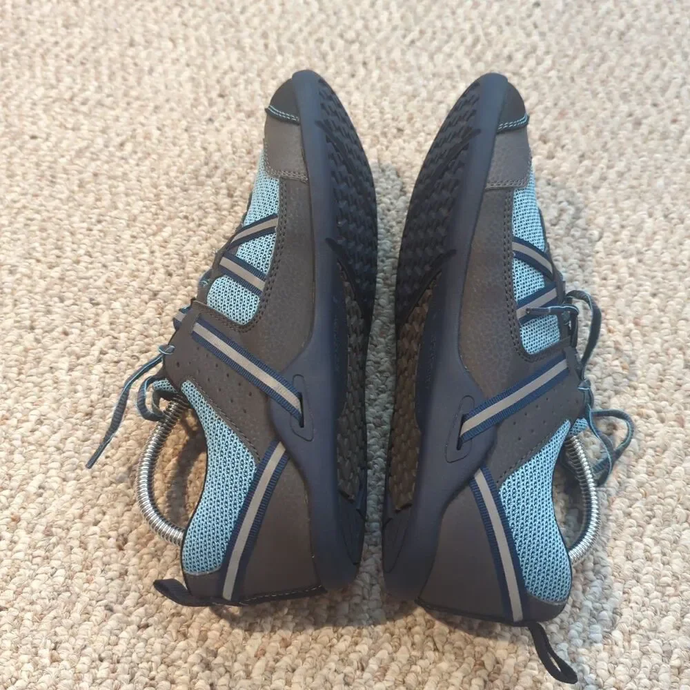 Xero Prio Lightweight Minimalist Barefoot Shoes Womens 8.5 Blue Gray Trail